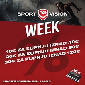 Week akcija u Sport Vision